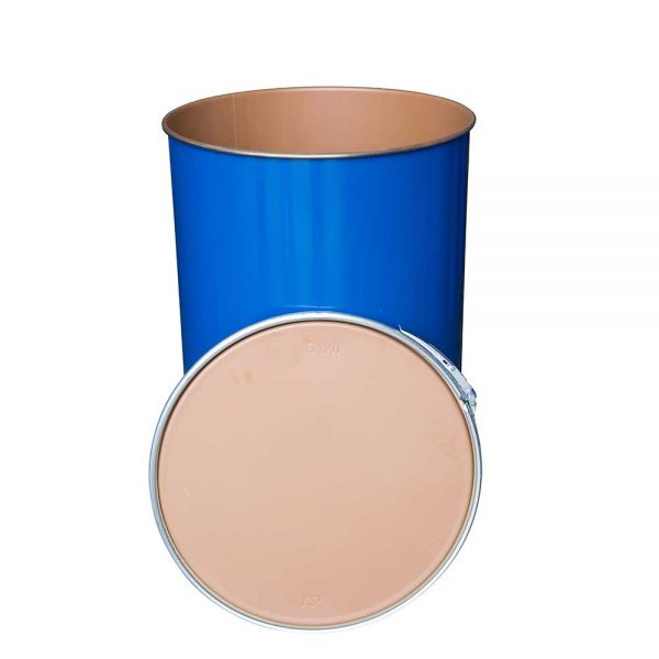Image-2--Grade-1--210-ltr-steel-open-top-drum-including-lid-and-level-fastener-2